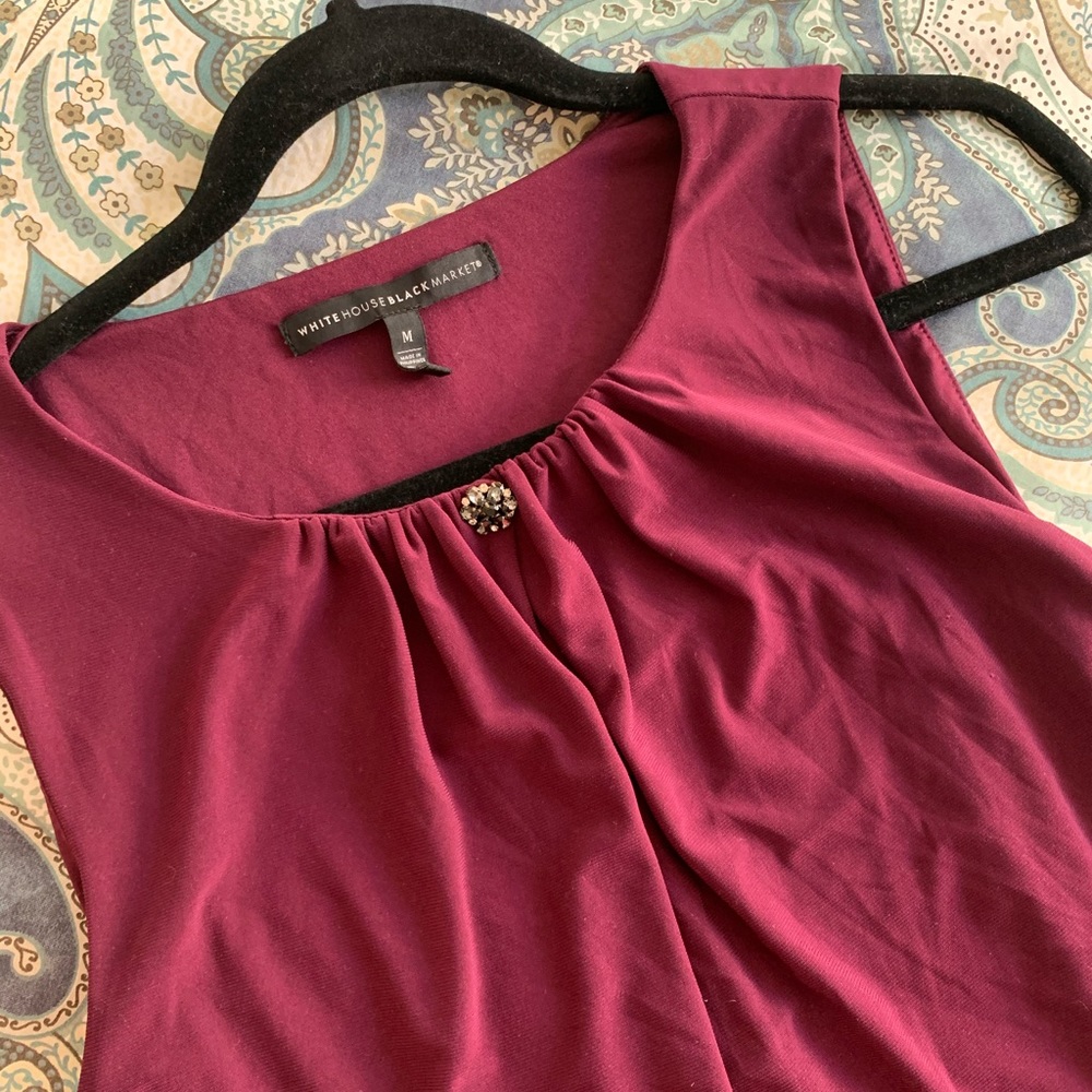 Sleeveless WHBM Top Size M
